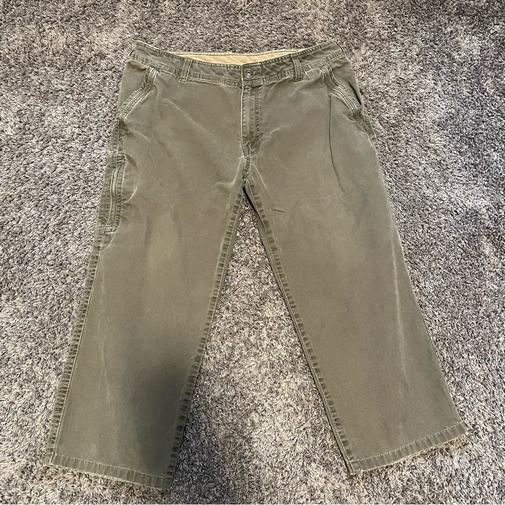 Green jeans baggy fitting